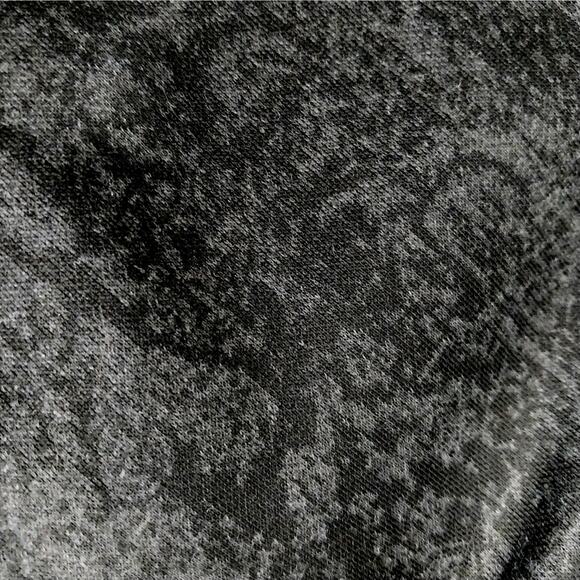 NWT! NICOLE MILLER! BLACK AND CHARCOAL GRAY ABSTRACT BLEND STRETCH SKIRT! SZ L - Picture 3 of 9